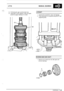 Page 27LT77S MANUAL GEARBOX 
12. Fit third-fourth  gear synchromesh  hub. 
13. Using MS 47 with supports under first  gear, 
press the  spigot  bearing 
on to shaft. 
-1 2 
ST3266M U/ /  
LAYSHAFT 
1. Examine the layshaft for  wear  and damage. 
2. Press bearings on to layshaft using MS 47 and 
supporting  bars. 
MS.47 i 
REVERSE GEAR AND SHAFT 
1. Remove  one circlip  from  the  idler  gear  and 
remove  bearings. 
ST2466M 
OVERHAUL I23  