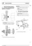 Page 281 37 MANUALGEARBOX DEFENDER 
NOTE: One bearing  cage is twisted  in 
A manufacture.  The twist  causes  the gear 
to  tilt  on  the  shaft  forcing  the gear  into 
engagement.  Renew bearings  if worn  or if the 
gear  jumps  out of engagement. 
2. Fit  the  bearings  either way round  and secure 
with  the  circlip. 
3. Check  condition  of  idler  gear and mating teeth 
on  layshaft  and synchromesh  outer member. 
ST2447M 
p v . ; SELECTORS 
1. Examine  selector  rail  and pins  for wear  and...