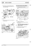 Page 341-37 MANUAL GEARBOX  DEFENDER 
10. Secure tool A to gear  and  gear case and 
using  a  suitable torque  wrench  tighten the  nut 
to the correct  torque. 
FIFTH GEAR SELECTOR FORK ASSEMBLY 
1. Fit fifth  gear  selector  fork bracket. 
2. Fit the  fifth  gear spool long  end towards  centre 
plate. 
11. Using  a round nose  punch,  form  the collar  into 
the  layshaft 
slots. 
3. Fit  slippers  to selector  fork. 
4. Fit  fork  to  synchromesh  and secure  with  pins 
and 
E clips. 
NOTE:  Before...