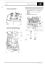 Page 9LT77S MANUAL GEARBOX 
5. Remove front cover  and gasket. 
6. Retrieve selective  washers. 
REVERSE SHAFT, LAYSHAFT AND MAINSHAFT 
1. Remove  retainer (tool A) and reverse  shaft. 
2. Remove thrust washer,  reverse gear and 
spacer. 
3. Remove reverse lever  pin  with E clip 
attached. 
4. Remove lever and slipper  pad. 
7. Remove bolts and lift-off  gear case. 
8. Secure centre plate with nut and bolt. 
ST23OlM Yt II I  