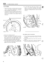 Page 130112) 2.5 LITRE PETROL ENGINE 
VALVE TIMING 6. Fit and  adjust  the timing  chain damper so that 
there  is 
a maximum  clearance of 0,25 mm 
(0.010 in) between  the timing  chain and damper. 
Tighten 
thc retaining  bolts and secure  with new 
lock  tabs. 
1. Check  that numbers  one and four  pistons  are still  at 
T.D.C.  and without  disturbing  the crankshaft, 
remove 
the pulley and timing  cover. 
2. Fit the camshaft  sprocket temporally  and rotate  the 
camshaft  in a clockwise  direction until...