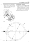 Page 1592.50 LITRE DIESEL ENGINE 1121 
I. .I 18. Place the seal  guide on the crankshaft  flange and, 
using  the two  dowels  protruding  from the cylinder 
block  rear face  as a guide  to ensure  initial 
squareness,  fit the  flywheel  housing and 
removc 
the seal guide. Secure  the flywheel  housing evenly 
tightening  the retaining  bolts. 
I 5’ 
-. .. 
ST730M 
ST1675M 
Fit flywheel housing - Later engines 
19. In place of the ‘0’ ring  seal  a bead of Hylogrip 2000 
sealant  must be applied to the rear...