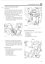 Page 1712.50 LITRE DIESEL ENGINE 
FIT THE  FUEL  INJECTORS AND PIPES 
Fit the  injectors 
The  steel  sealing  washer fitted below the injector 
nozzlc is to ensure  that combustion  does not take  place 
around  the  nozzle body and cause 
it to overheat. A 
washer  which has been  used more  than  once, or an 
incorrectly  fitted  washer  may cause  the nozzle  to 
overheat  and result in  that cylinder misfiring. 
1.  Ensure  that the new  washers  are separated  from 
each  other  and are clean. 
2. Use  a...