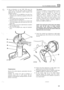 Page 187V8 CYLINDER ENGINE 
. 8. As an alternative  to tool 18G 1150, press the 
gudgeon  pin from  the piston  using an hydraulic 
press  and the components  which comprise  tool 
605350 as follows: 
a.  Place  the base 
of tool 605350 on the bed of an 
hydraulic  press which  has 
a capacity of 8 tons (8 
tonnes). 
b. Fit the guide  tube into the bore of the  base  with 
its  countersunk  face uppermost. 
c.  Push  the piston  to one  side 
so as to expose one 
end  of the  gudgeon  pin and  locate  this end...