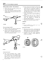 Page 280LT77 FIVE SPEED GEARBOX 
Fifth gear plunger  assembly - Early models  only 
81. Remove  the  plug,  long  spring  and detent  ball 
from  the 
fifth gear plunger. 
82.  Remove  the circlip  which  retains the 
fifth gear 
plunger,  pull out  plunger  and  short spring.  Keep 
all  parts  labelled  and separated  from the reverse 
 plungerassembly. 
82 
86. Inspect all gear teeth for chipped or broken teeth, 
or  showing  signs of excessive  wear. Inspect 
all 
spline  teeth  on  the  synchromesh...