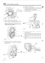 Page 342E[ LT85 FIVE SPEED GEARBOX 
40 
40. Remove  mainshaft  rear bearing  circlip. 
41. Release  stake nut collar  from recess in layshaft, 
remove  stake nut and  5th gear  from  layshaft. 
NOTE: To facilitate  this  operation lock gearbox  by 
engaging  both 
1st and 4th gears. 
ST1332M e 
41 
42. Fit manufactured  spaccr to layshaft to retain  rear 
bearing  and secure 
in position with stake  nut 
finger
-tight  only 
42 ST 
43. Disengage  1st and  4th gears. 0 7..::. 
44. Remove two socket hcad set...