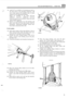 Page 393REAR DIFFERENTIAL - ONE TEN 
61. Add  0,127 mm (0.005 in),  for bearing pre-load,  to 
the  total  noted 
in the preceding  instruction.  ‘The 
sum  is then  equal  to the  nominal  value of shims 
required  for the  differential  bearings: 
Shims  are 
available in the range 0,07 mm 
(0.003  in), 0,12 mm (0.005 in), 0,25 mm 
(0.010  in) and 0,76 mm (0.030  in). Sclect the total 
value 
of shims  required. 
62.  Remove 
the differential unit and  bearings  and 
place  aside. 
Do not  fit  the shim...