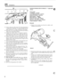 Page 428STEERING 
32 
\\- 
6 a$ 
POWER STEERING BOX OVERHAUL - Lightweight 
Adwest 
Service  tools: 
‘C’ Spanner - LST120 
Worm adjusting  socket - LST119 
Drop arm extractor - MS252A 
Ring  expander - 606602 
Ring  compressor 
- 606603 
Seal  saver,  sector shaft 
- 606604 
Seal  saver,  valve and worm 
- R01015 
Torque  setting tool - R01016 
Dismantle 
1. Remove  the  steering arm from  the vehicle,  and 
withdraw  the drop arm. 
33.  Smear  a fine trace 
of Loctite  275 to the  pump  body in 
a ‘figure 
of...