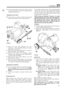 Page 435STEERING 1571 
:-, ,. ,.Gz.::. ._,._ .* ,..z..y 
81. Fit the  retainer  ring to the groove  with one end of 
the  ring  positioned  12 
mm (0.5 in)  approximately 
from the extractor  hole. 
.. ./.>, . _. .... 
Adjusting  the sector  shaft 
82. Set the  worm on centre  by rotating  the input  shaft 
half  the total  number 
of turns from either  lock. 
RR945M 
83. Rotate  the sector  shaft  adjusting  screw  anti- 
clockwise  to  obtain backlash  between the input 
shaft  and the sector shaft. 
84....