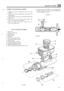 Page 483BRAKING SYSTEM 
6. Secure the master  cylinder in a vice  and push the 
primary  plunger  down  the  bore and withdraw  the 
secondary  plunger stop pin. 
- , I” . _-_ OVERHAUL  THE MASTER  CYLINDER ._ I,, 
1. Remove  the  master  cylinder from the servo  and 
vehicle. 
70 
continued 2. Remove  the master  cylinder  filler cap and pour off 
3. From  the  filler cap, prise  out the plastic  baffle  and 
4. Drive out  the  two roll  pins  and  remove  the 
5. Prise  out  from  the master  cylinder  the...