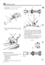 Page 484BRAKING SYSTEM 
7. Press  down the primary  plunger  and  remove  the 
8. Withdraw the primary  plunger assembly. 
plastic 
circlip. a I 
. 
I 
11 b c 
11 I 
9. Tap the  master  cylinder sharply on  a soft or ST1195M 
wooden  surface  to remove  the  secondary  plunger 
assembly. 
12. Fit a  new  outer  seal into  its groove  by squeezing the 
seal  between  the finger and  thumb into an  ellipse 
and  press the  raised part of the  seal  over  the flange 
using  the fingers 
of the other  hand.  Using...