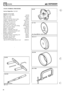 Page 65812 ENGINE DEFENDER 
J 
ENGINE OVERHAUL PROCEDURE. 
Service  Repair 
No. 12.41.05 
Special  service tools 
Handle set, seat  cutter 
Pilot,  seat cutter 
Valve  seat cutter 
Cylinder  head bolt degree  plate 
Adaptor,  crankshaft  rear seal 
Crankshaft  rear seal  saver 
Valve  spring  compressor 
Drift,  valve  guide  removal 
Distance  piece, valve guide  fitting 
Drift,  valve  guide  fitting 
Mandrel,  clutch plate 
Replace,  crankshaft  front seal 
Remover. 
crankshaftkamshaft gear 
Replace,...