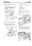 Page 705e DEFENDER FUEL SYSTEM 
11. Slacken  the pump  locking  screw and remove 14. Remove  the injector  pipes and disconnect  the 
the  keeper  plate. Tighten  the screw  to 
lock the 
pump. 
CAUTION: Once the timing  pin LST 129/2 is 
inserted  and the pump  shaft locked, no 
attempt  must be made to rotate  the 
crankshaft. 
Main fuel supply  pipe. 
following 
items from the injector  pump. 
Throttle  cable. 
stop  control  solenoid  lucar. 
Spill  return  pipe. 
Turbo  charger  boost hose. 
19 
. 
12....