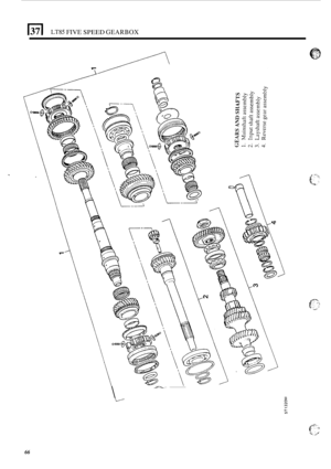 Page 70LT85 FIVE SPEED GEARBOX 
A-- 
 L- 
66  