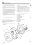 Page 761701 BRAKING SYSTEM 
20. 
21.  Locate  the 
shoes in the  wheel  cylinder  piston  slots 
and  lever  the opposite  ends into the  pivot block. 
Operatc the snail cams  to check  that the shoes 
respond. 
22. Connect the brake  fluid pipe to the  wheel  cylinder. 
23. Fit the  brake  drum  and  secure with the single 
screw. 
24. Adjust  each brake  shoe independently  as follows: 
turn  one adjuster  until the shoe  is locked  against 
the  drum.  Back off approximately two  serrations 
of 
the snail...