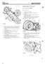 Page 36L 
12 
20. Fit and  tension  the power  steering pump drive 
belt, 
see operation 57.20.14 instruction  10. 
Take  note 
of the CAUTION when  tensioning 
the  belt. 
21.  Fit the  air 
clemer, see  operation  19.10.01 
instructions 
12 to  14. 
22.  Fit the  radiator, 
see operation  26.40.01 
ENGINE a DEFENDER 
POWER STEERING  PUMP BRACKET 
Service Repair No. 12.25.22 
Remove  and refit 
1. Disconnect  the battery. 
2. Remove  the air cleaner,  see operation 
19.1 0.01. 
3. Remove  the alternator,...