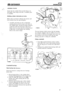 Page 61.. e DEFENDER ENGINE 
-? ASSEMBLE ENGINE 2, 9 .I 
Ensure that the cylinder  block and all oilways  are 
thoroughly  clean using  an air line, 
if available,  prior 
to  assembly. 
12 
Refitting  cylinder lubrication  jet tubes 
Oil jet  tubes  are fitted  to lubricate  the pistons  and 
bores  directly  from the main 
oil gallery. 
,.,-.  ~ .I. ., . . , ... 
1. Assemble 
and fit the  jet tube  as illustrated 
ensuring  that the dowls  locate  in the  holes  in 
the  cylinder  block, and that  the larger...