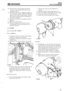 Page 89-- /p:+ ,::- ,” .. ..... . , ...... , ,,.... ~: . .. 
e DEFENDER FUEL SYSTEM 119 I 
34. Place the fan cowl  in position  but do not 
secure  it to  the  radiator  until the fan and 
coupling 
is fitted. 
35.  Fit the  fan and  viscous  coupling  assembly  to 
the  waterpump  spindle. Tighten the 
left hand 
thread  to the  correct  torque using a 
Tommy 
bar in the  hole  provided  in the  fan pulley  to 
restrain  the coupling. 
36.  Secure  the fan cowl  to the  radiator  with the 
two nuts. 
37. Fit...