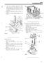 Page 61TRANSMISSION I37 
7. Check  that a minimum  clearance of 1,Omm 
exists between  the front face of the reverse 
idler gear  and the  rear  face of the reverse  gear 
on  the 
firstkecond synchromesh  sleeve. If the 
clearance 
is insufficient,  adjust the cross-over 
lever  again. 
8. Return  the firstkecond selector  rail back  to 
neutral. 
9. Remove  the  detent  spring retaining  tool and 
spacers 
Gearbox top cover. 
1. Fit  the  top  cover  gasket. 
2. Fit the top cover locating  it over  the...