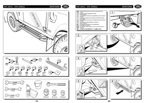 Page 115STC 50141 / STC 8438AA DEFENDER
2/4
423
1
19mm
STC 50141 / STC 8438AA DEFENDER
1/4M8x40 M8M8 3mm
M12
x2
1mm
x4
x2
x2
x2
x2
x6
x12
x2
x4
19mm
Ø19mm
17mm
Ø17mm13mmØ13mm
M8x20
M10x40
x2
GBDFIEPNLGR
The following instructions are valid for both sides of the 
vehicle.
Folgende Anweisungen gelten für beide 
Fahrzeugseiten.
Les instructions suivantes sont applicables aux deux côtés du
véhicule.
Les istruzioni seguenti sono valide per entrambe le fiancate
della Vettura.
Las siguientes instrucciones son válidas...