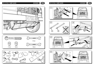 Page 121STC 1371AA - SUMP GUARD DEFENDER
1
3
45
A
B
2
A
B
STC 1371AA - SUMP GUARD DEFENDER
17mm
1/2”x61/2”M10x150mm
19mm
17mm19mm
x2x2
C
F
D
x4x2
x4
x3
M10x25mm
x1
E 