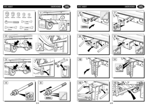 Page 129STC 50257DEFENDER
3 3/
/6
6
34
5
60Nm
2
1
24mm
19mm
17mm
13mm
15mm
19mm
24mm17mm
STC 50257DEFENDER
4 4/
/6
6
79
10
11
128
100Nm
6
13
M12M12
M12
M12
M16X240mm 