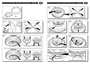 Page 160STC 7775-76-77-78-79-7800  TYRON SAFETY BAND (Tubeless) UNIVERSAL
STC 7775-76-77-78-79-7800  TYRON SAFETY BAND (Tubeless) UNIVERSAL
4
6
1
2
57
0 Psi
0 Bar
0 Kpa
3
8
9
=
=
DUNLOPLEMMERZ 