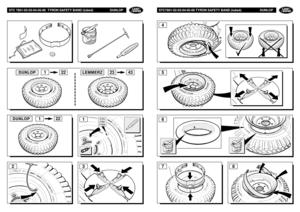 Page 168STC7801-02-03-04-05-06 TYRON SAFETY BAND (tubed) DUNLOP
STC 7801-02-03-04-05-06  TYRON SAFETY BAND (tubed) DUNLOP
57
1
1
22
2
DUNLOP
DUNLOP
LEMMERZ
1
22
23
43
3
6
8
0 Psi
0 Bar
0 Kpa
4 