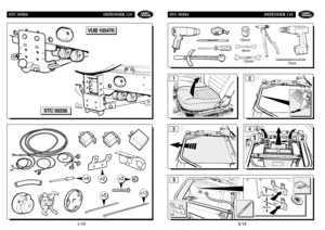 Page 225S ST
TC
C 
 5
50
03
32
24
4 
 D
DE
EF
FE
EN
ND
DE
ER
R 
 1
11
10
0
2 2/
/1
13
3
1
2
3
2
1
4
6mm
13mm
7mm10mm
x2
45mm95mm
5
S ST
TC
C 
 5
50
03
32
24
4 
 D
DE
EF
FE
EN
ND
DE
ER
R 
 1
11
10
0
1 1/
/1
13
3
x5
x4
x2
STC 50256
x3
VUB 105470
x12 