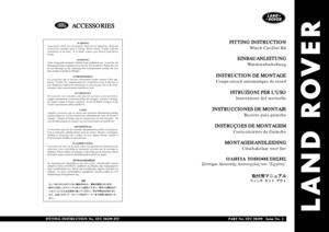 Page 240LAND ROVER
F FI
IT
TT
TI
IN
NG
G 
 I
IN
NS
ST
TR
RU
UC
CT
TI
IO
ON
N
Winch Cut-Out Kit
E
EI
IN
NB
BA
AU
UA
AN
NL
LE
EI
IT
TU
UN
NG
G
Windenabschaltung
I
IN
NS
ST
TR
RU
UC
CT
TI
IO
ON
N 
 D
DE
E 
 M
MO
ON
NT
TA
AG
GE
ECoupe-circuit automatique de treuil
I
IS
ST
TR
RU
UZ
ZI
IO
ON
NI
I 
 P
PE
ER
R 
 L
L
U
US
SO
O
Interruttore del verricello
I
IN
NS
ST
TR
RU
UC
CC
CI
IO
ON
NE
ES
S 
 D
DE
E 
 M
MO
ON
NT
TA
AJ
JE
E
Recorte para guinche
I
IN
NS
ST
TR
RU
UÇ
ÇO
OE
ES
S 
 D
DE
E 
 M
MO
ON
NT
TA
AG
GE
EM
M...