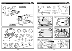 Page 293S ST
TC
C 
 5
50
03
30
03
3 
 D
DE
EF
FE
EN
ND
DE
ER
R 
 9
90
0
2/13
S
ST
TC
C 
 5
50
03
30
03
3 
 D
DE
EF
FE
EN
ND
DE
ER
R 
 9
90
0
1/13
6mm
13mm
Ø5mm
1
2
3
STC 50255
x4
x2
x3
VUB 105460
4
2
1
x5
x12
x25
45mm95mm
Ø10mm 