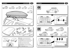 Page 306CAK 000020  LAND ROVER
2/5
CAK 000020  LAND ROVER
1/5
WARNING
- Do not open both sides at the same time.
WARNUNG
- Öffnen Sie nicht beide Seiten gleichzeitig.
AVERTISSEMENT
: Ne pas ouvrir les deux côtés en même temps.
AVVISO
- Non aprire entrambi i lati contemporaneamente.
AVISO
- No abrir ambos lados al mismo tiempo.
AVISO
- Não abrir os dois lados ao mesmo tempo.
WAARSCHUWING
- Open beide zijden niet tegelijkertijd.
ÍÑÏÅÉÄÏÐÏÉÇÓÇ
- Ìçí áíïßãåôå êáé ôéò äýï ðëåõñÝò ôáõôü÷ñïíá.
x8
x8
x4
x8
x2
x4x4 