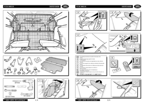 Page 334VUB 500510  DEFENDER
2/5
VUB 500510 DEFENDER
1/5
x4
x8
x4
x4
x2
3
4
5
6
1
2
The following instructions are valid for both sides of the 
vehicle.
Folgende Anweisungen gelten für beide 
Fahrzeugseiten.
Les instructions suivantes sont applicables aux deux côtés du
véhicule.
Les istruzioni seguenti sono valide per entrambe le fiancate della
Vettura.
Las siguientes instrucciones son válidas para ambos lados del
vehiculo.
As instruções a seguir aplicam-se a ambos os 
lados do veículo.
De volgende instructies...