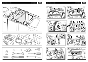 Page 72CD AUTOCHANGER DEFENDER
CD AUTOCHANGER DEFENDER
7mm
4
+
2
1-3
5
x16
x2
7
x2
x3
x4
x2 