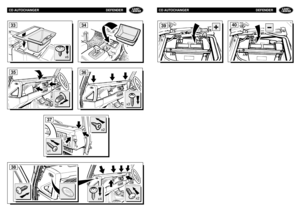 Page 75CD AUTOCHANGER DEFENDER
CD AUTOCHANGER DEFENDER
x6
+
x2
3335
39
40
-
34
x2
x1
x2
x4
37
36
38
x3 