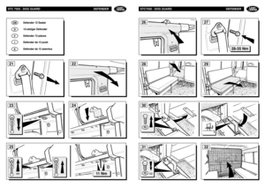 Page 84STC7555 - DOG GUARD DEFENDER3026
27
2831
X2
28-35 Nm
3229
STC 7555 - DOG GUARD DEFENDER25
11 Nm
GBDefender 12 Seater
D12-sitziger Defender
FDefender 12 places
IDefender da 12 posti
.
EDefender de 12 asientos
21
2224
23
M6 