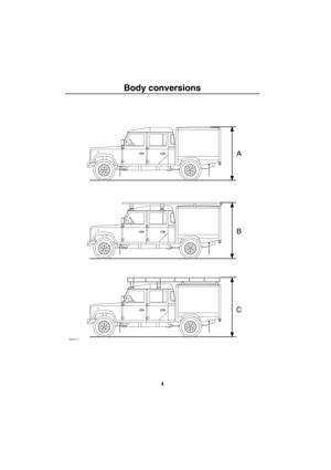 Page 4Body conversions
4
A
B
C
H4711 