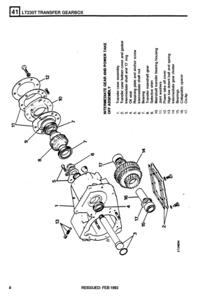 Page 219LT230T TRANSFER  GEARBOX 
a REISSUED: FEB 1993  