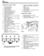 Page 110ENGINE 
CYLINDER HEAD GASKETS - RENEW 23. Tighten  bolts progressively  in sequence,  see 
illustration  number ST845M.  Finally tighten 
to 
1. Drain  cooling  system.  torque: 
2.  Remove  inlet manifold.  Outer row 60 Nm 
3.  Remove  alternator.  Centre row 
90 Nm 
4.  Remove  rocker shafts.  Inner row 
90 Nm. 
5. Remove  push rods.  24. When  all bolts  have  been  tightened,  re-check 
6.  Remove  power steering  pump belt.  for correct  torque. 
7.  Remove  alternator  bracket.  25. Reverse...