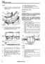 Page 146FUEL SYSTEM 
To Refit 26. Tighten  gasket clamps to 18 Nm. 
27. Reverse  remaining  removal instructions. 
29.  Start  engine, check 
for coolant and fuel leaks. 
19.  Locate 
NEW seals 
in position  with ends  28.  Replenish cooling  system. 
engaged  in notches  formed  between  cylinder 
heads  and  block. 
REMOVING FUEL FILTER 
To Remove 
WARNING:  Spilling of fuel  is  unavoidable  during 
this  operation.  Ensure  all  necessary  precautions 
are  taken  to prevent  fire and  explosion. 
WARNING:...