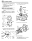 Page 178LT77S MANUAL GEARBOX 
3. Check oil pick  up  pipe  for obstruction  but do 
not  remove. 
4.  Remove  drain plug assembly.  Clean  and 
renew  filter and washers 
if necessary. 
5. Renew  oil seal. 
6. Renew  Ferrobestos bush. 
WARNING:  This bush  contains  asbestos. Do not 
attempt  to clean  it. Poisonous  substances. 
7. Fit new bush  with  drain  holes  towards bottom 
of casing. 
CAUTION: If drain holes  are not  positioned 
correctly  oil may  build  up behind 
oil seal  and 
cause  a leak. 
9....