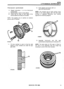 Page 185LT77S MANUAL GEARBOX 
First-second synchromesh 12. Fit the  slippers  and secure  with a s 
side  of the  synchromesh. 
8.  Repeat  instructions  1 to  6 for  third-fourth 
synchromesh. 
NOTE: The  hooked  end of each spring  must 
9. Examine step  in each of outer  splines.  locate in the same slipper with the free  ends 
10.  Check  that the step  on both  sides  of the  running  in opposite  directions  and resting 
internal  splines are  sharp  not rounded.  against the remaining  slippers. 
NOTE:...