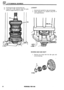 Page 192LT77S MANUAL GEARBOX 
REVERSE GEAR AND SHAFT 
1. Remove  one circlip from the idler  gear  and 
remove  bearings. 
12. Fit third-fourth gear synchromesh  hub. 
13. Using MS 47 with supports  under first gear, 
press  the spigot  bearing  on 
to shaft. 
LAYSHAFT 
1. Examine  the layshaft  for wear  and damage. 
2. Press  bearings  on to layshaft using MS 47 
and supporting  bars.  