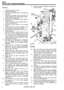 Page 213LT230T TRANSFER  GEARBOX 
22. Lower  the hoist  and withdraw  the transfer box 
Removing 
from  the vehicle, 
1. Install  the vehicle  on a ramp. 
2. Disconnect  the battery. 
3.  Remove  the cover  panel from the right
-hand 
seat  base. 
4. Remove  the breather  pipe union  from the 
transfer  gearbox  high/low  cross
-shaft housing. 
5. Disconnect  the high/low  lever. 
6. Disconnect  the transmission  brake cable at 
the  clevis  joint. 
7.  Raise  the vehicle  on the  ramp  and drain  the 
oil  from...