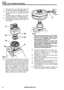 Page 229LT230T TRANSFER GEARBOX 
19. Lubricate and fit the front  bevel  gear and 
thinnest  thrust washer  (FRC6956  1.05mm). 
20.  Fit the  front  half of the  differential  casing 
ensuring  that the 
two engraved  arrows are 
aligned. 
21.  Fit securing  bolts and tighten 
to the correct 
torque  (see section  06 
- TORQUE VALUES). 
22. Lubricate  and insert  the rear  output  shaft into 
the  bevel  gear and check  that the gears  are 
free 
to rotate. 
NOTE:  Gears that have  been  run will rotate...