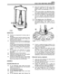 Page 254REAR AXLE AND FINAL DRIVE 
50. Secure the assembly  with bolts  using  Loctite 
Studlock  grade 
CVX on the  threads  and 
tighten  evenly and diametrically 
to 89 to 101 
Nm. 
51. Fit the  crown  wheel to the  differential  casing. 
Use  Loctite  Studlock  grade 
CVX on the  fixing 
bolt  threads  and  tighten  to the  correct  torque. 
52.  Press  on  the  differential roller bearing  cones 
less  him  washers,  using 18G 134 DP, and 
leave to one side until required for instruction 
53.  Fit the...