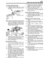 Page 269FRONT AXLE AND FINAL DRIVE 
30. Remove  the top swivel  pin  retaining bolts 
complete  with  the brake  jump  hose  bracket. 
31. Withdraw the top swivel pin and  shims. 
retrieving the  lower taper bearing. 
33. 
If the  swivel pin housing is to be renewed, 
remove  the  drain and  level  plugs and 
lock
-stop  bolt and  nut. 
Fit constant  velocity joint to axle 
19. Fit  the  collar  and a new  circlip. 
20.  Engage  the constant  velocity  joint  on  the axle 32. Remove  the  swivel  pin housing...