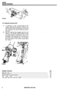 Page 293STEERING 
Fit collapsible  steering shaft 
51. If necessary, fit new universal  joints  to  the 
support.  Note  that the long  joint  is fitted  to the 
short  length  of shaft  and short  joint 
to the long 
end.  The joints  can only  be  fitted one way  to 
the  shaft. 
52.  With  the steering  lock  engaged  and the road 
wheels  in the  straight  ahead  position  line
-up 
the  marks  made in instruction 
2 and fit the 
collapsible  shaft assembly  with  the long  leg of 
the  shaft  to the...