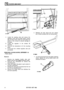 Page 365CHASSIS AND BODY 
6. Withdraw the lock barrel from the exterior 
door  handle  complete  with the locking  sleeve 
11. Locate  the packing  strip and secure  the 
opposite  runner with the 
two screws.  Ensure 
that  all three  screw  heads  are well  below  the 
bottom of the runners to prevent  damage to 
the glass. 
12. Locate  the regulator in the window lift 
channels. 
13. Carry-out the instructions  to fit the mounting 
panel. 
14. Fit  the  door  trim,  window  regulator,  door pull 
and  bezels....