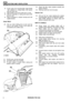 Page 373HEATING AND VENTILATION 
24. Check  that flap  valves  operate  correctly and 
without  sticking. 
16.  Fit fan  motor  into  mounting plate,  apply  Bostik 
1261  adhesive 
to mating  faces,  and  secure  25.  Refit top cover  and rivet  into  place. 
with  the  three  nuts. 
17. Refit impeller  to fan  drive  shaft and fit circlip. 
18. Refit fan assembly to casing  and secure  with 
the  five  nuts.  26. 
Drill out  the  four  rivets  retaining  the  resistor 
19. Plug in connector to resistor...